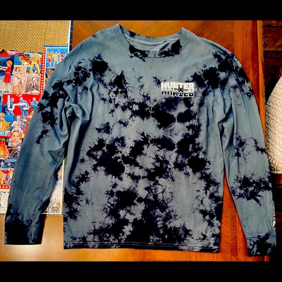 Hypeland Other - Anime Black Tie Dye Hunter Longsleeve T-Shirt